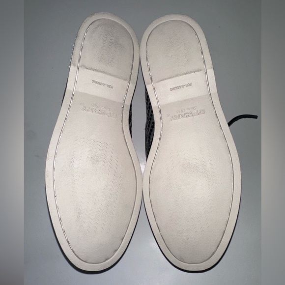 Sperry Size Women's 6.5 Black Woven Boat Shoe - Picture 5 of 6